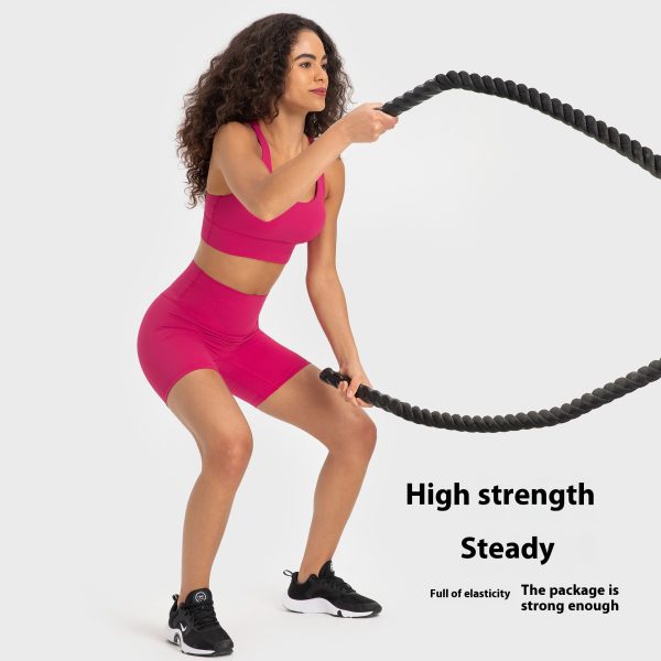 Yoga Shorts Naked Women Feeling No Embarrassment Line Tight Exercise Shorts - Image 2