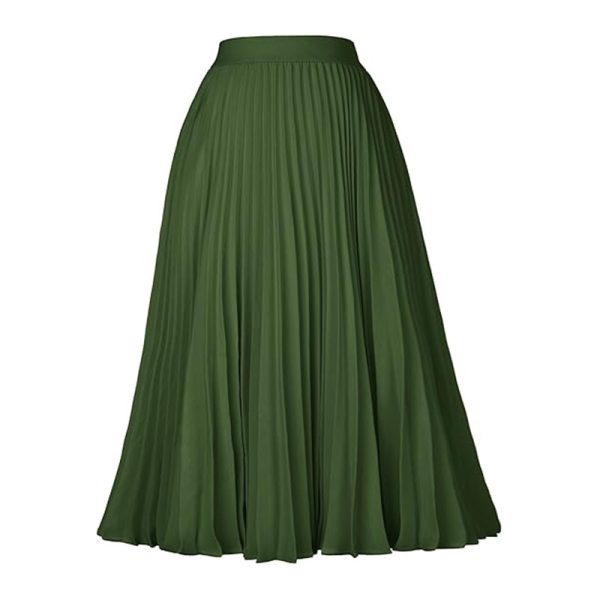 Medium-length Large Swing Casual Skirt - Image 9