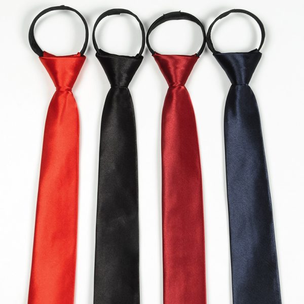Lazy Zip Tie Men's Business Formal Shirt Accessories Narrow - Image 4