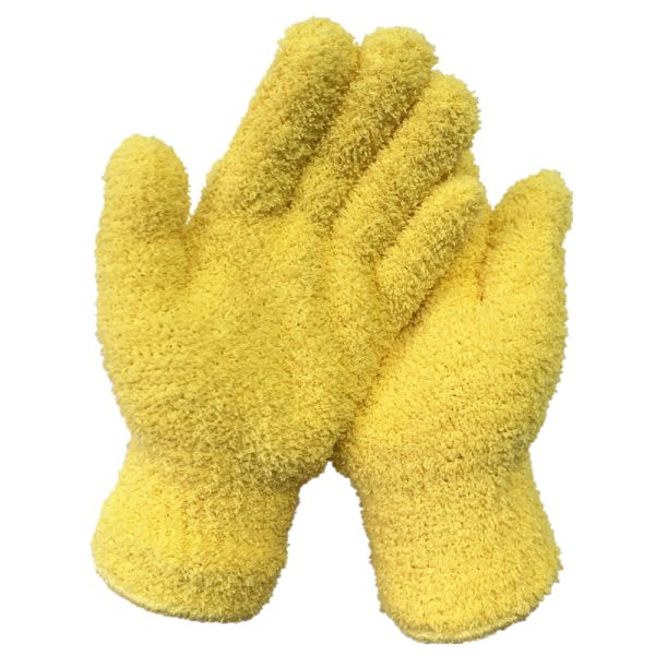 Half Velvet Comfortable Fine Fiber Dust Gloves - Image 5
