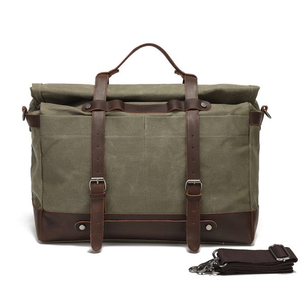 Canvas Shoulder Bag Casual Unisex Crossbody Bag - Image 7