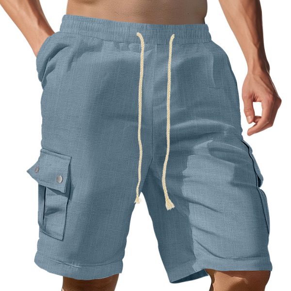 Beach Casual Straight-leg Basketball Shorts Men - Image 8