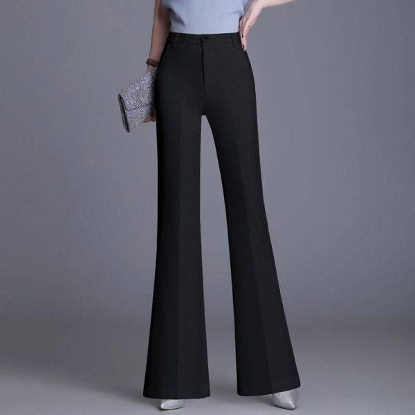 White High-waist Women's Pendant Loose Casual Pants - Image 7