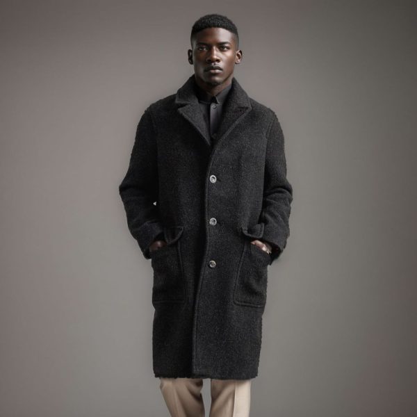 British Style Solid Color Woolen Coat Autumn And Winter - Image 3