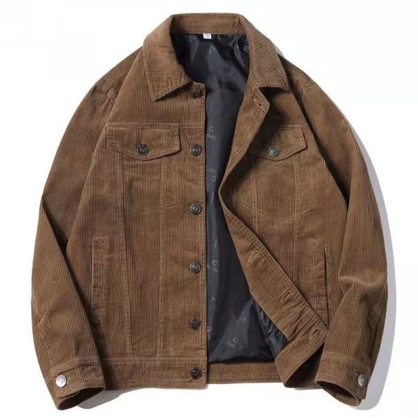 Men's Leisure Vintage Corduroy Jacket - Image 2