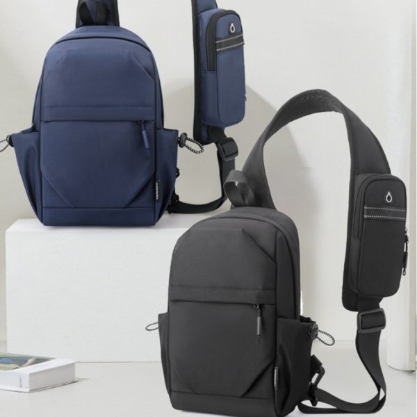 Men's Backpack Oxford Cloth Shoulder Chest Bag - Image 2