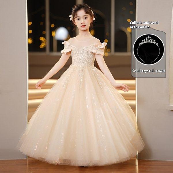 Spandex Princess Dress For Girls Tulle Tutu - Image 6