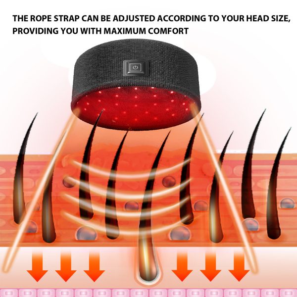 Houkea Dense Toupee Hair Repair Manic Thick Hairline Fixation Head Massage Care Heating Cap - Image 10