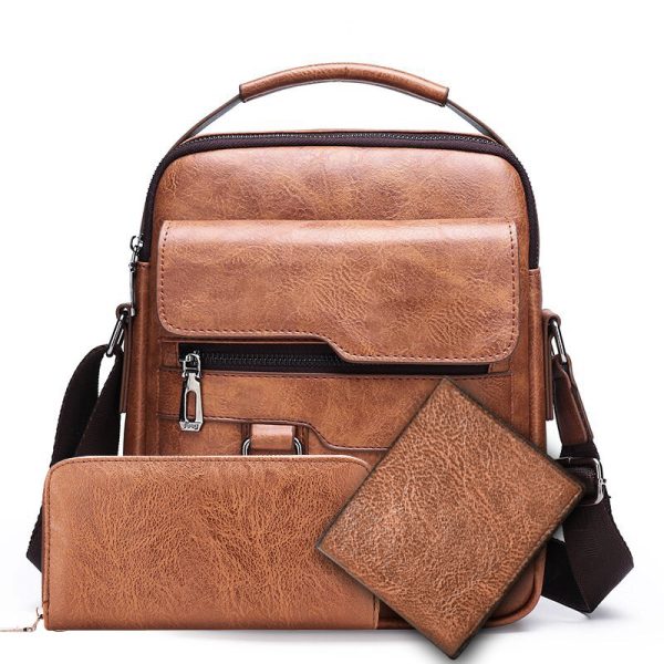 Casual Crossbody Men's Document Small Backpack - Image 8