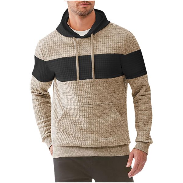 Men's Hooded Long-sleeved Sweater Drawstring - Image 6