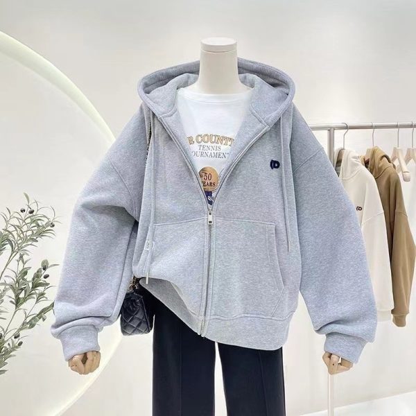 Women's Hooded Sweater Autumn And Winter Simplicity - Image 3