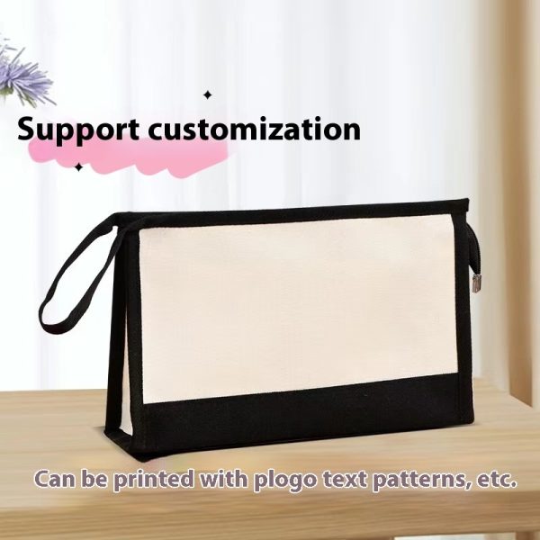Canvas Tote Bag And Canvas Cosmetic Bag - Customizable Pattern - Image 8