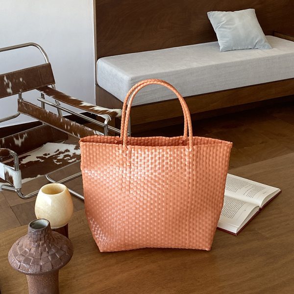 Holiday Shoulder Tote Hand-woven Bag - Image 4