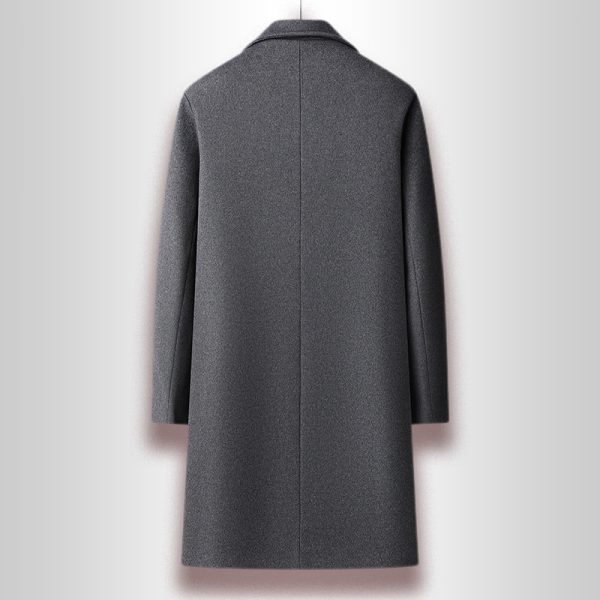 Men's Woolen Coat Business Casual Long - Image 3