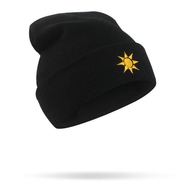 Fashion Fashionmonger Hip Hop Woolen Cap Creative Weather Embroidery Knitted Hat - Image 5