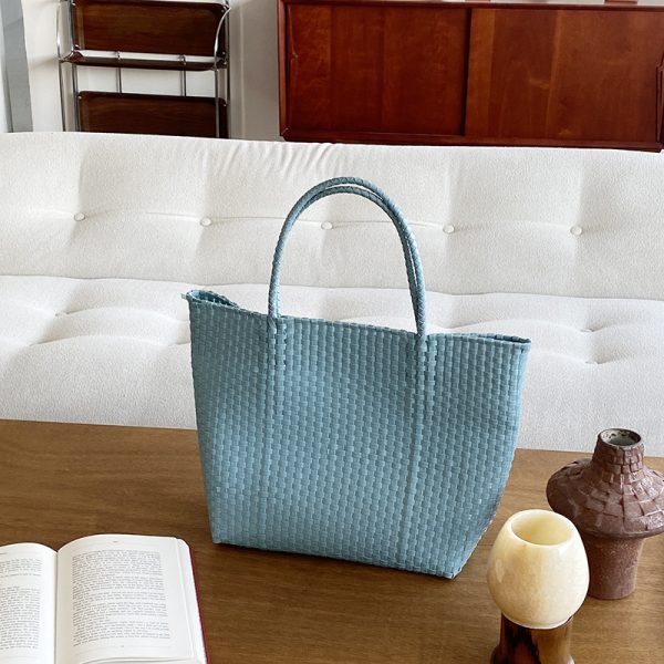 Holiday Shoulder Tote Hand-woven Bag - Image 9