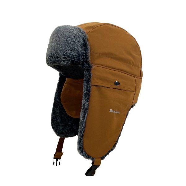 Women's Korean-style Retro Ushanka Fleece-lined Thickened Outdoor Riding - Image 3
