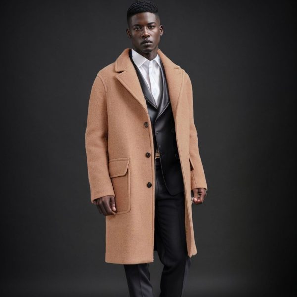 British Style Solid Color Woolen Coat Autumn And Winter - Image 4