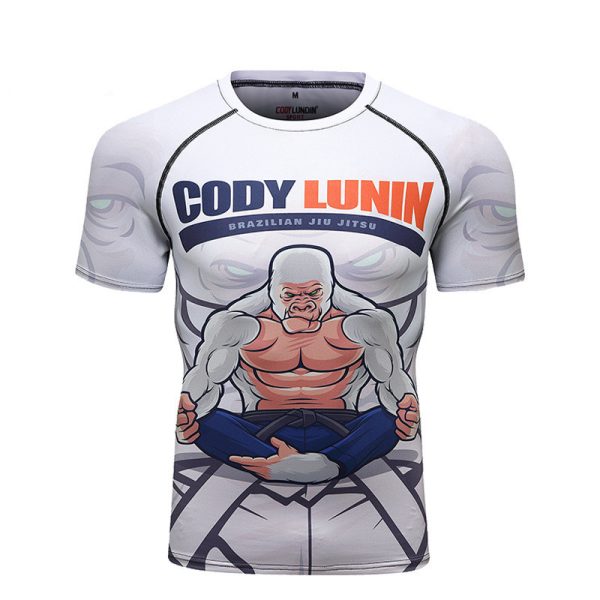 3D Digital Printing Short-sleeved T-shirt Animal Men - Image 4