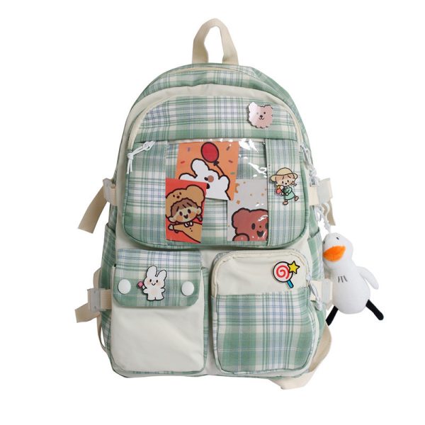 Girl High School Student Junior School Backpack - Image 5
