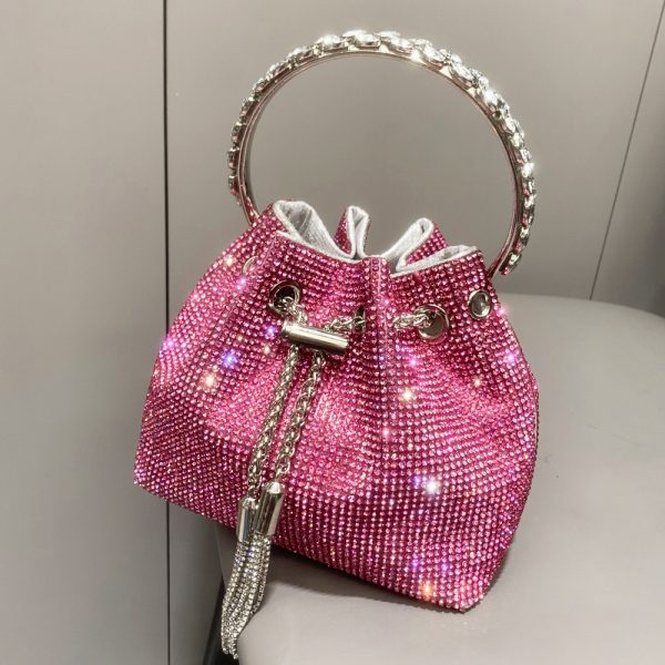European And American Shiny Diamond Handbag For Women - Image 2