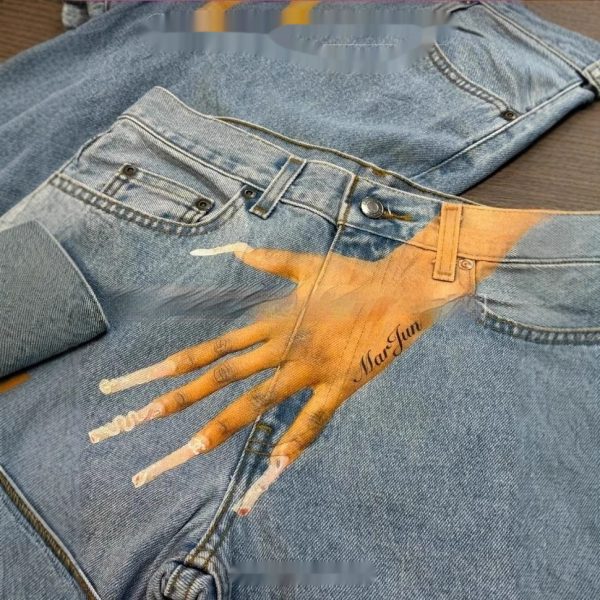Printed Fashion Jeans Personalized Fingers - Image 4