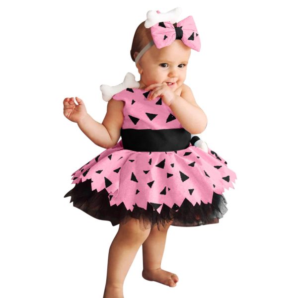 Girls Fashion Simple Halloween Mesh Costume Suit - Image 3