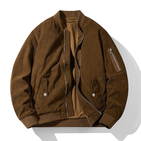 Men's Corduroy Loose Baseball Uniform - Image 9