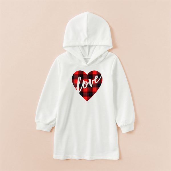 White Parent-Child Sweater Dress Mother And Daughter Multiple - Image 4