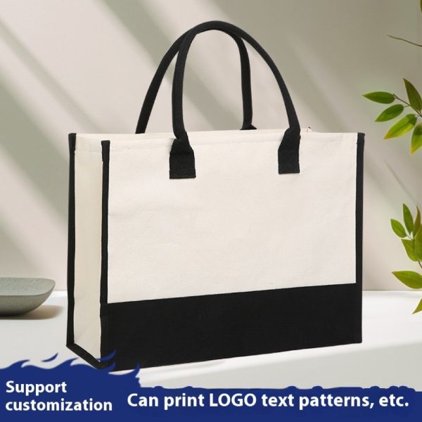 Canvas Tote Bag And Canvas Cosmetic Bag - Customizable Pattern - Image 2
