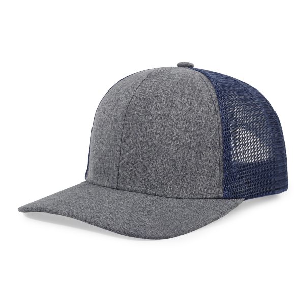 Micro Curved Hat Brim Outdoor Half Mesh Breathable Baseball Cap - Image 3