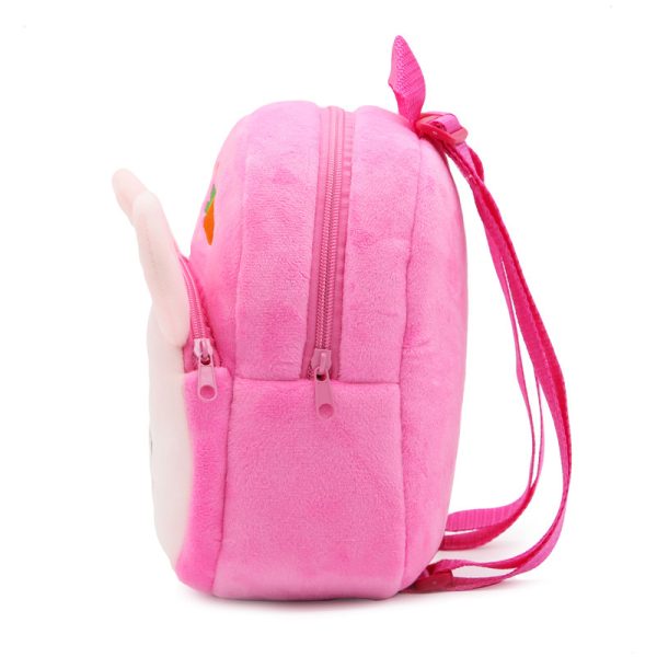 Cute Cartoon Animal Radish Rabbit Plush Backpack - Image 3