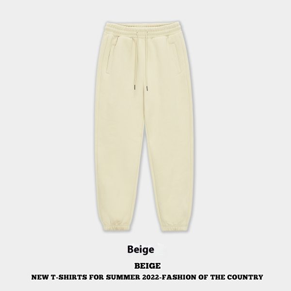 Autumn And Winter 350g Fleece Ankle-tied Sweatpants Men - Image 10
