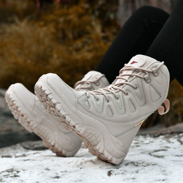 Hi-top Hiking Shoes Men's Breathable Sneaker Platform - Image 7