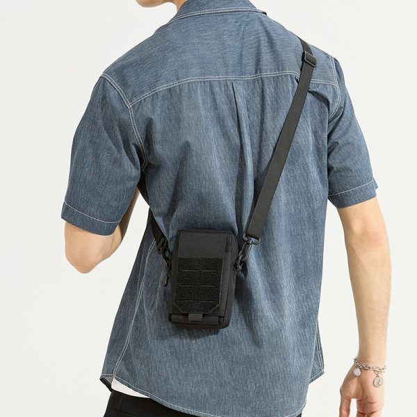 Men's Korean-style Waterproof Oxford Cloth Tactical Satchel