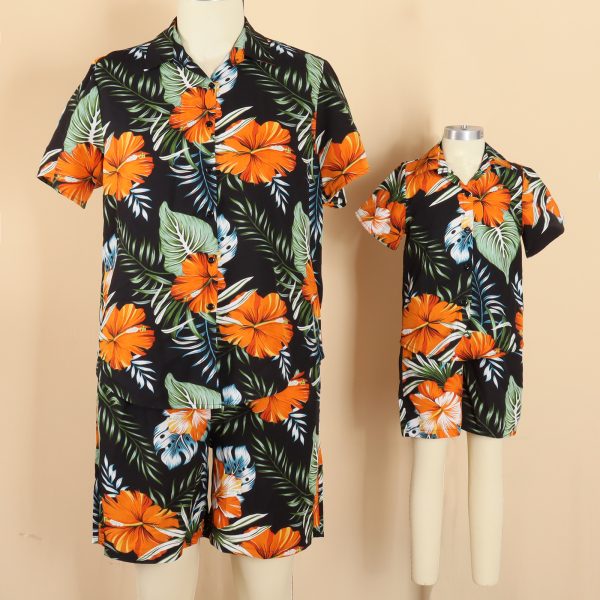 A Family Of 4 Vacation Travel Family Hawaii Parent-child Suit - Image 2