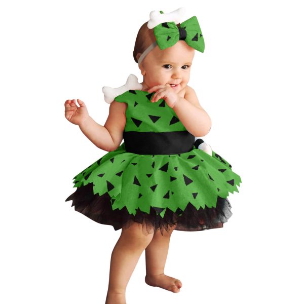 Girls Fashion Simple Halloween Mesh Costume Suit - Image 8